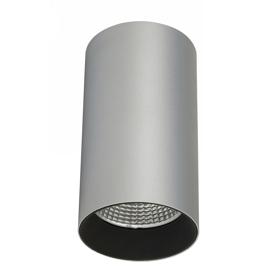 DL300099  Eos 20, 20W Silver & Black Surface LED Spotlight 1480lm 10° 2700K IP20